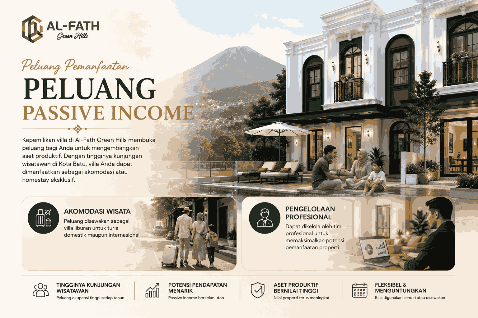 Investasi Villa Syariah Kota Batu: Cara Cerdas Membangun Passive Income dari Properti Wisata