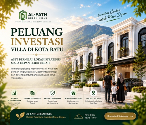 Peluang Investasi Villa di Kota Batu